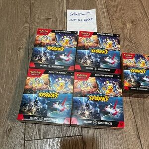 X2
surging Sparks booster bundles, all sealed, and brand new 125$ EACH
